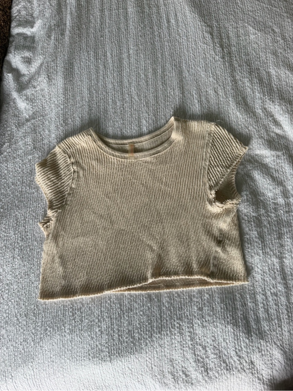 Free People Ribbed Crop Top